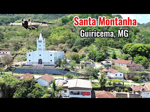 Imagens aéreas de Santa Montanha, Guiricema (MG), com drone DJI Mini 3. 