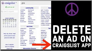 How to Delete an AD on Craigslist Remove an AD on Craigslist on PC 2024