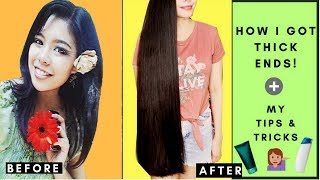 How To Get Thicker Hair Tips- From Having Thin Ends To Having Thick Ends-Beautyklove
