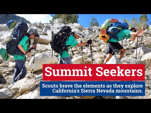 California Scouts brave the elements to explore the Sierra Nevada mountains