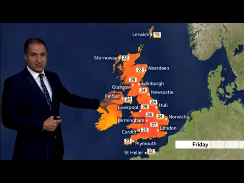 BBC Weather : Temperatures looking good but next week it may all change - sunshine and showers