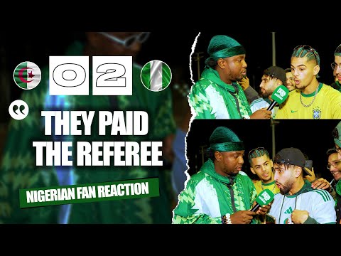 ALGERIA 0-2 NIGERIA ( ALGERIAN & SOMALIAN FANS REACTION ) AFCON 2025