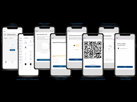 How to install Tellur WiFi Smart Indoor Camera (TLL331071)