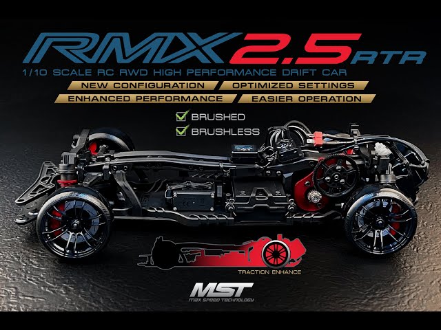 MST RMX 2.5 RTR - GR86RB Red (Brushless)