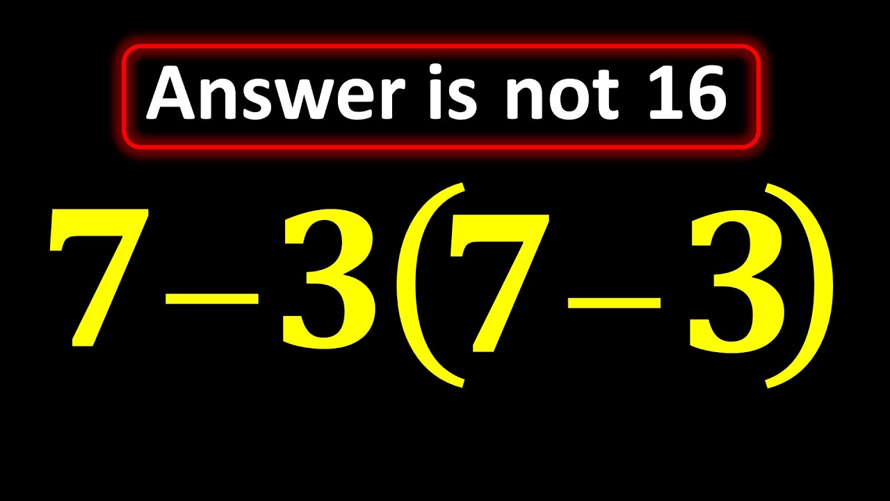 Maybe 1 in 10 People Can Solve This Math Problem
