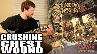 Municipal Waste - Crushing Chest Wound -- Guitar Cover