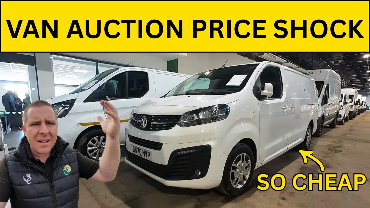 SHOCKED AT HOW CHEAP VAN PRICES ARE AT THIS AUCTION