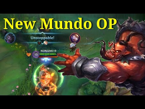New Mundo Is Over Power ! Tier S Patch 4.1B Gameplay Mundo - League of Legends: Wild Rift Indonesia