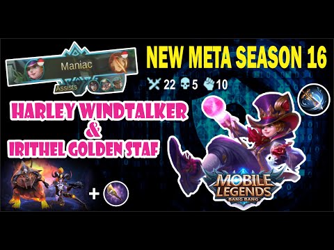 NEW META SEASON 16 , HARLEY WINDTALKER AND IRITHEL GOLDEN STAF