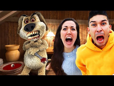 MAI GIOCARE CON IL CANE CATTIVO GIGANTE DI TALKING BEN! *app misteriosa*
