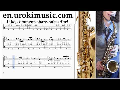 How to Play Saxophone (Tenor) Marshmello ft. Bastille - Happier Tabs um-i352