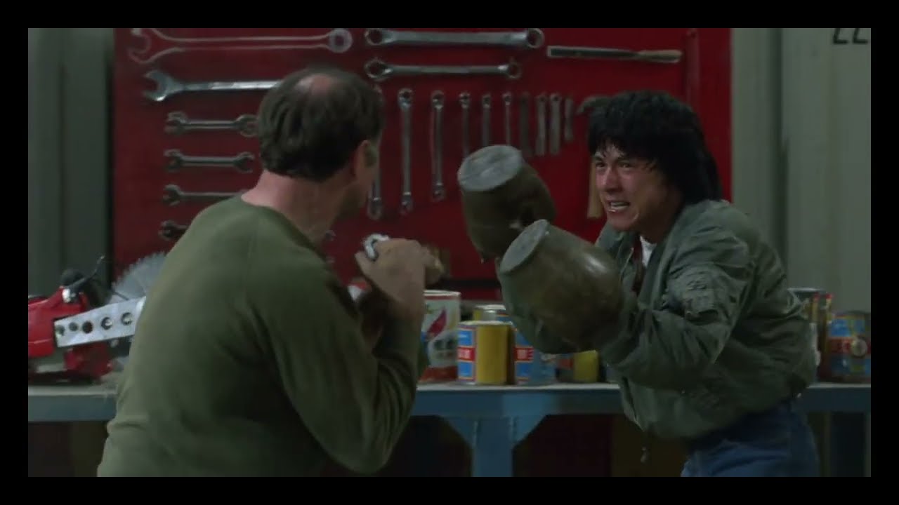 The Protector (1985) - Jackie Chan vs. Bill Wallace Fight Scene - YouTube