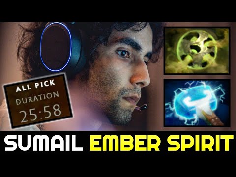 SECRET.SUMAIL Mid Ember Spirit — 25min Game 100% Outplay