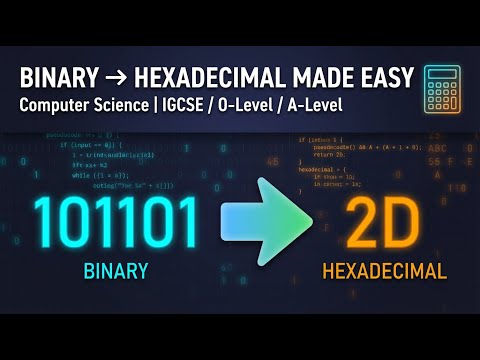 Binary to Hexadecimal conversion
