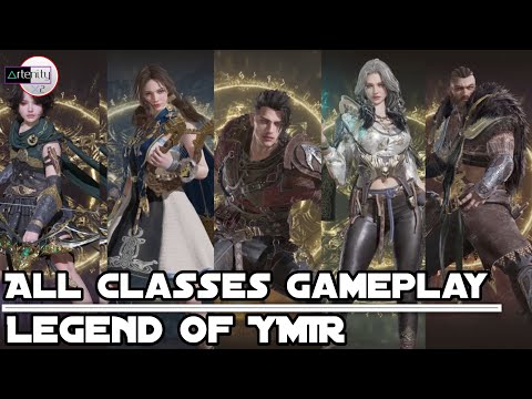 Legend of YMIR: All Classes Gameplay & Skill Showcase [MMORPG Mobile on Android/iOS]