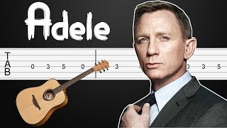 Adele - Skyfall Guitar Tabs, Guitar Tutorial, Guitar Lesson