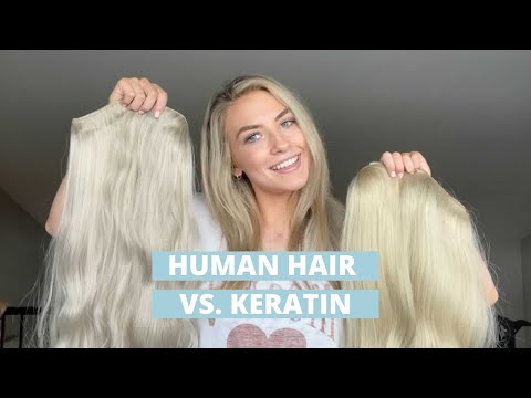 ZALA Human Remy Hair vs. Keratin Hair ♡