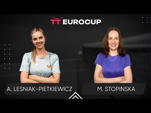 18:50 Alicja Lesniak-Pietkiewicz - Marta Stopinska 04.10.2025 | TT Euro.Cup Women Poland Master.