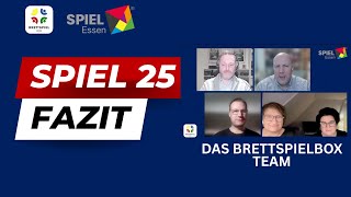 FAZIT SPIEL 2025 der Brettspielbox