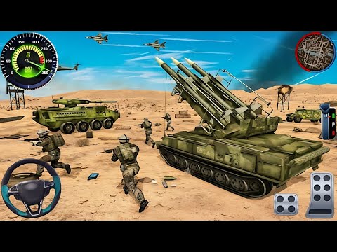 US Offroad Army Truck Driving 3D 2025 - Army Truck Driving Cargo Games - Andriod Gameplay