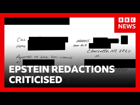 Video | Jeffrey Epstein victims demand release of all files | BBC News