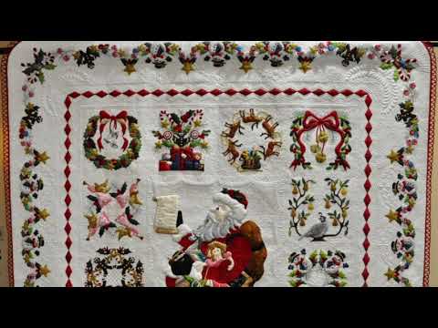 Baltimore Christmas Quilt by Linda Neal/ Pattern by Pearl Pereira/ Quilted by Jackie Brown