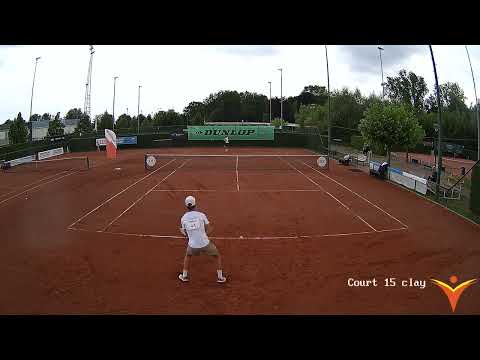 Slamstox College Tennis Showcase 2023 - Arthur Happel vs. Niek Veldkamp