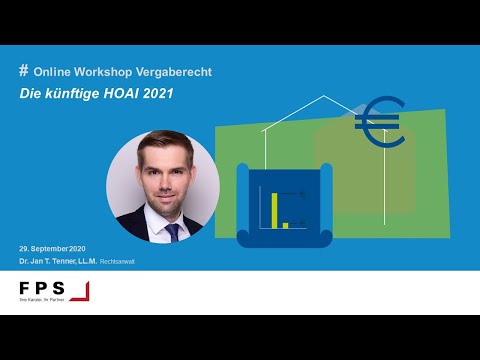 Die künftige HOAI 2021