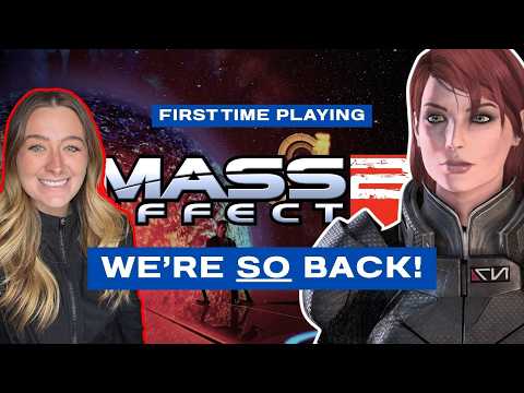WE ARE SO BACK. First Time Playing MASS EFFECT 2 | Blind Playthrough Pt. 1