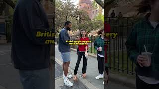 This New Yorker was NOT PLAYING with the British 😅 #streetinterview #british #american #funny #UK#u