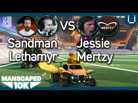 Manscaped 10K | ep.3 | Jonsandman & Lethamyr vs Jessie & Mertzy | Rocket League 2v2 Tournament