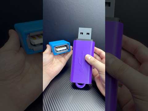 ⁠I 3D Printed a GIANT USB Case 🤯