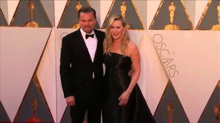 Kate Winslet and Leonardo DiCaprio on Red Carpet - Oscars 2016 (Part 1)