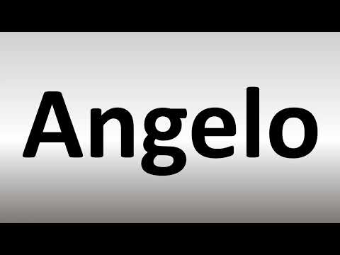 How to Pronounce Angelo