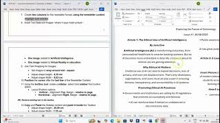 EUP1501 Assignment 2 Microsoft Word Semester 2 2025