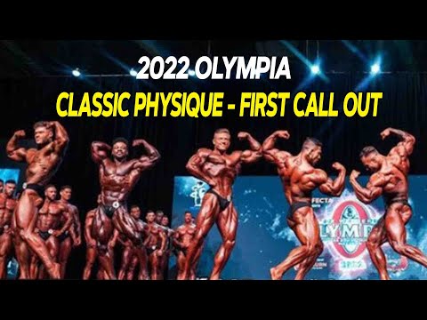 2022 Mr Olympia CLASSIC PHYSIQUE - First Call Out - Prejudging