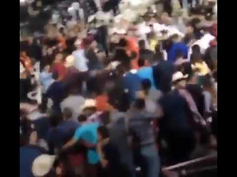 BATALLA CAMPAL, durante las fiestas tradicionales de Ciudad Insurgentes