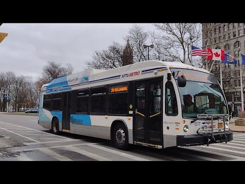 NFTA Metro Bus 2015-16 NovaBUS LF40102 "LFS" CNG 1517 on Route 25D