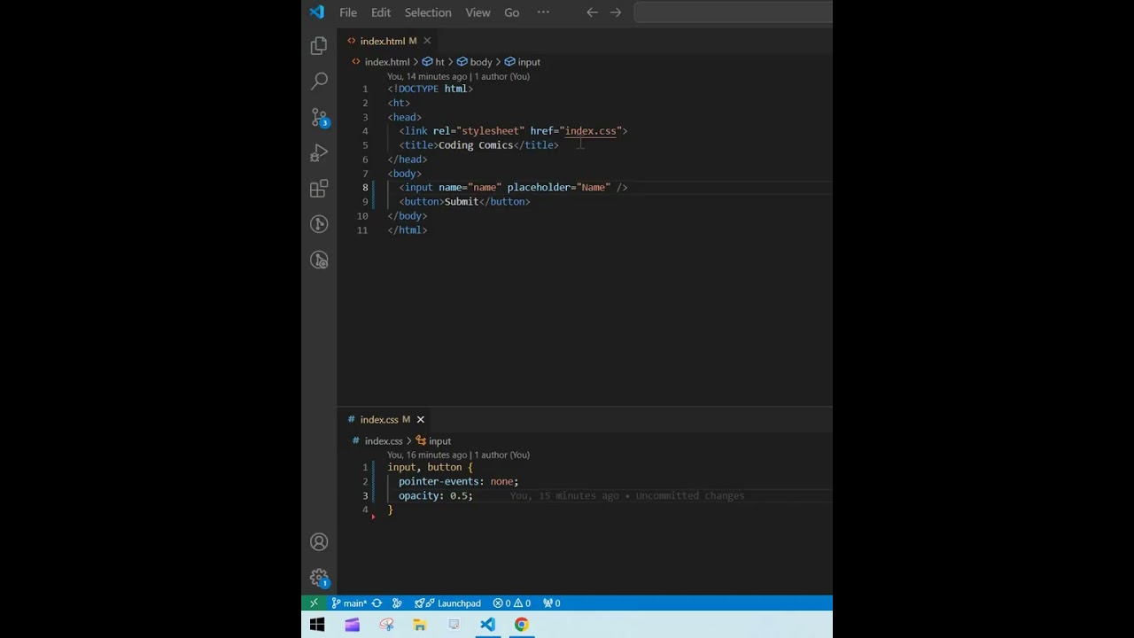🛑 How to Disable Buttons & Input in CSS || Disable Button in CSS || Disable Input in CSS || CSS