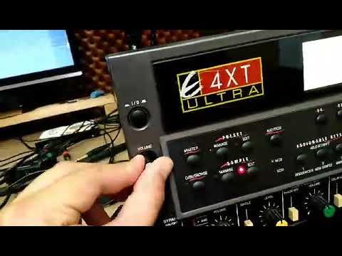 E-mu E4XT Ultra MIDI FUCTION TEST