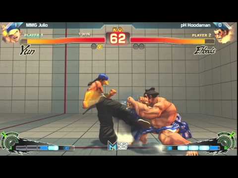 SSF4: pH Hoodaman vs MMG Julio - Winners Finals - Alpha Clash 11