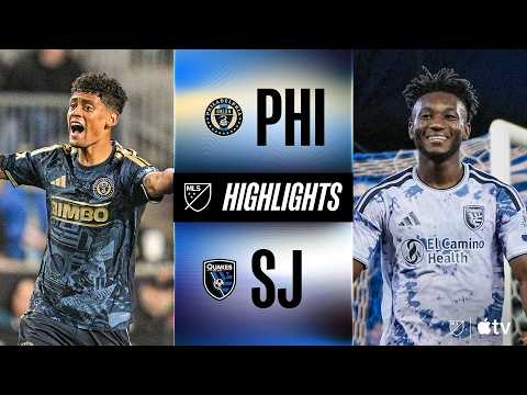 Philadelphia Union vs. San Jose Earthquakes | Full Match Highlights
