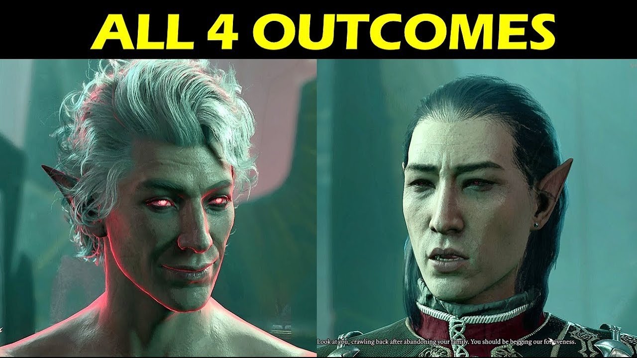 Astarion & Cazador: All 4 Choices, Outcomes, & Endings | Baldur's Gate 3 (BG3)