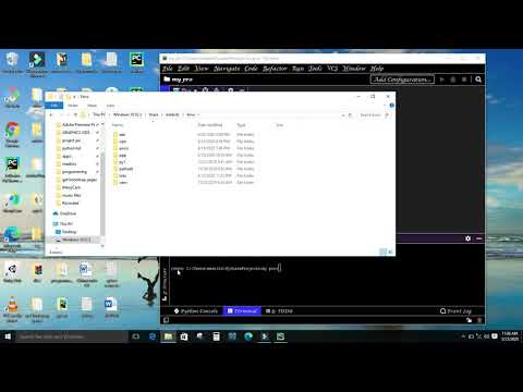 how to switch from one venv (virtual env) to another