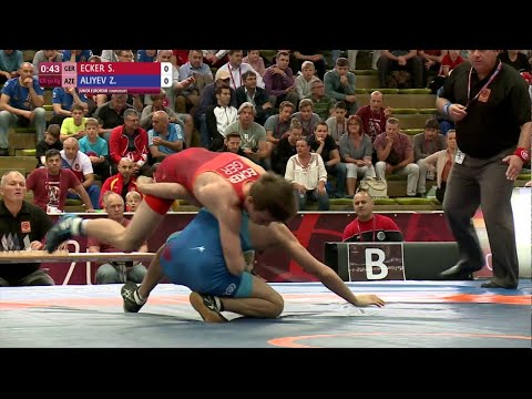 1/8 GR - 50 kg: Z. ALIYEV (AZE) df. S. ECKER (GER) by TF, 8-0