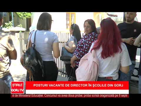 Posturi vacante de director în școlile din Gorj