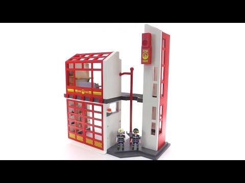 Playmobil Fire Station 5361 review + 6385 Extension!