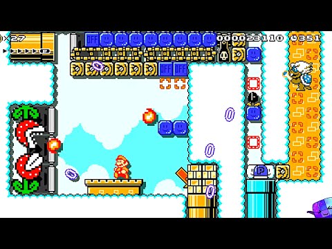 Super Mario Maker 2 🔧 Ludwig's Castle In The Sky 🔧 Klasflod