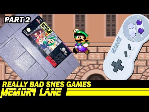 Really Bad SNES Games - Part 2 (Memory Lane)