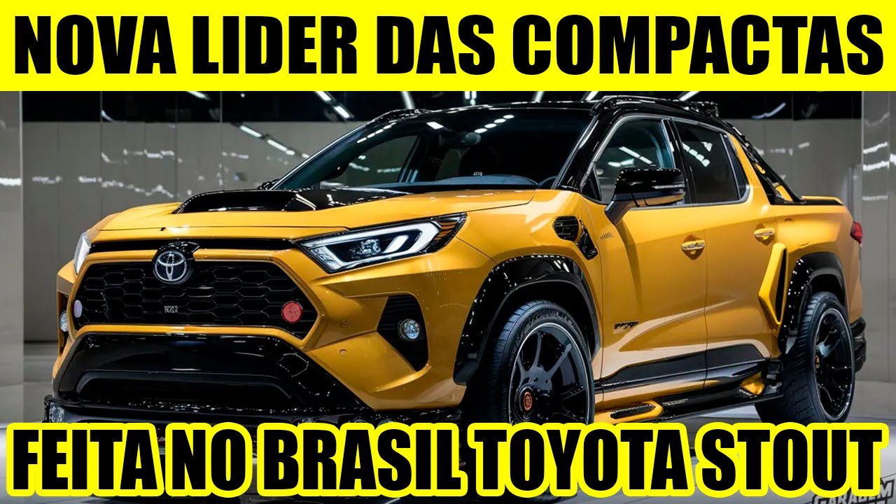 NOVA PICAPE COMPACTA TOYOTA STOUT TERÁ CÂMBIO DE PICAPE MESMO